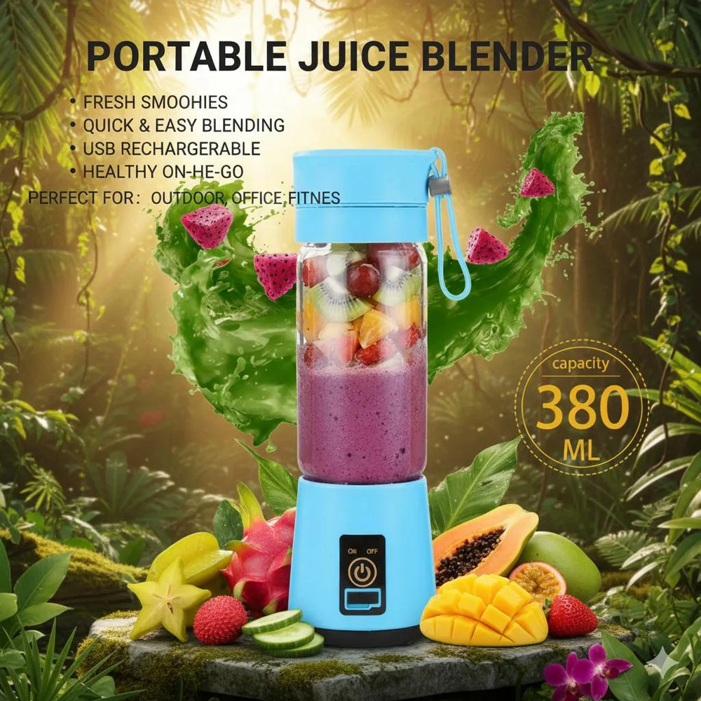 Portable USB Rechargeable Juice Blender