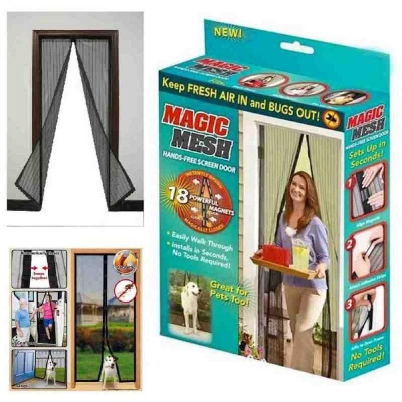 Magic Mesh Deluxe Hands-Free Magnetic Screen Door