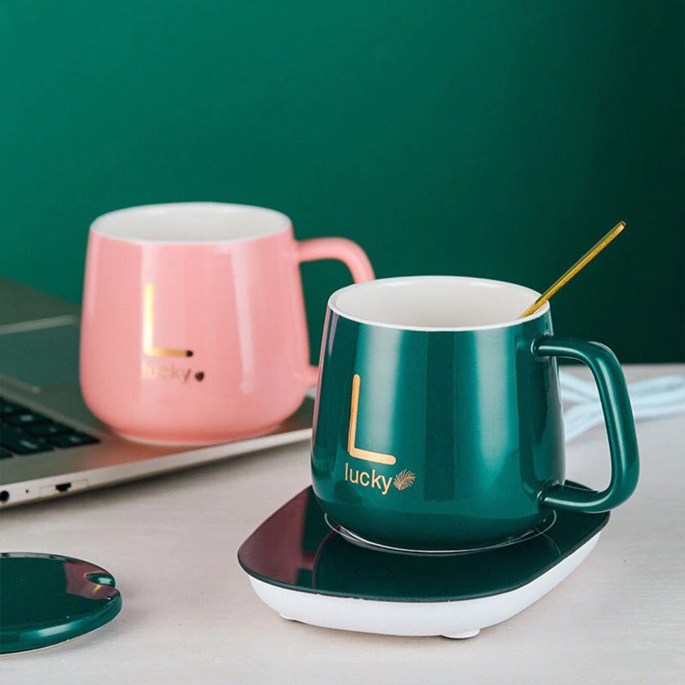 Electric Heating Pad Coffee Mug Cup Warmer