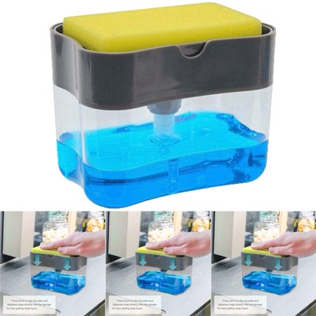 2-in-1 Dishwashing Liquid & Soap Pump Dispenser