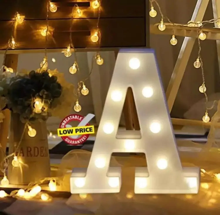 LED Alphabet Letter Night Light