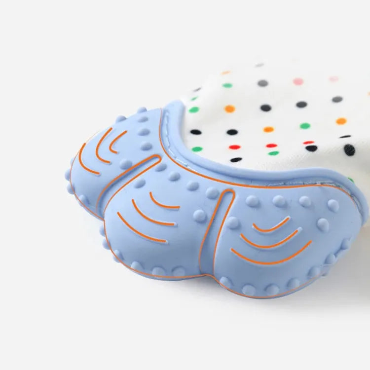 BABY SILICONE TEETHING MITTEN GLOVES