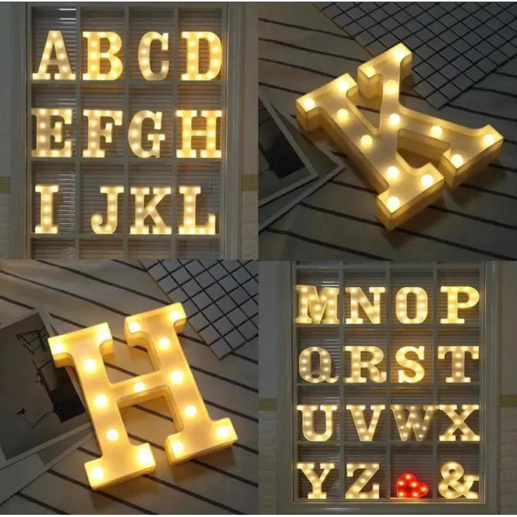 LED Alphabet Letter Night Light