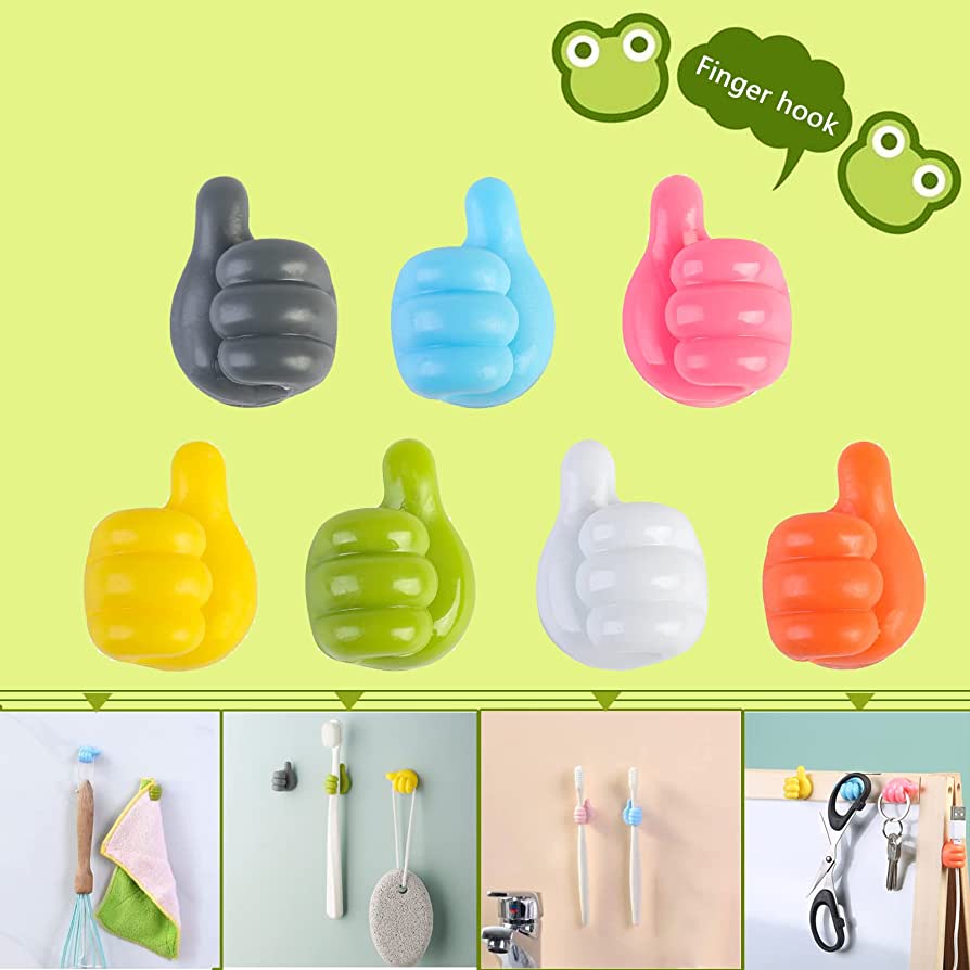 10 Pcs Creative Silicone Wall Decoration Hooks