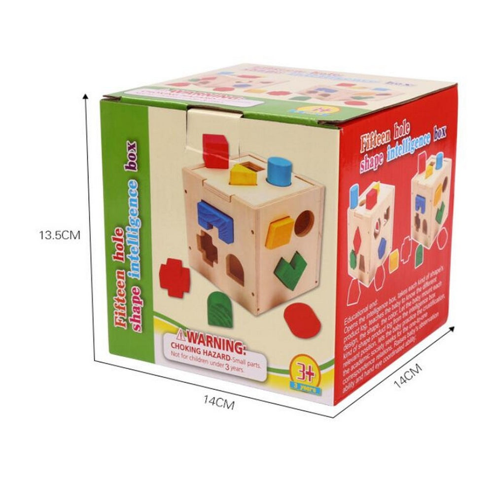 Wooden Hole Shape Intelligence Box