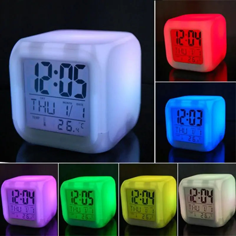 Creative Alarm Clock Sublimation LED Digital