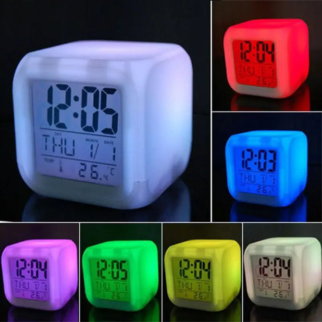 Creative Alarm Clock Sublimation LED Digital