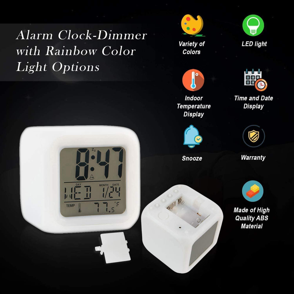 Creative Alarm Clock Sublimation LED Digital