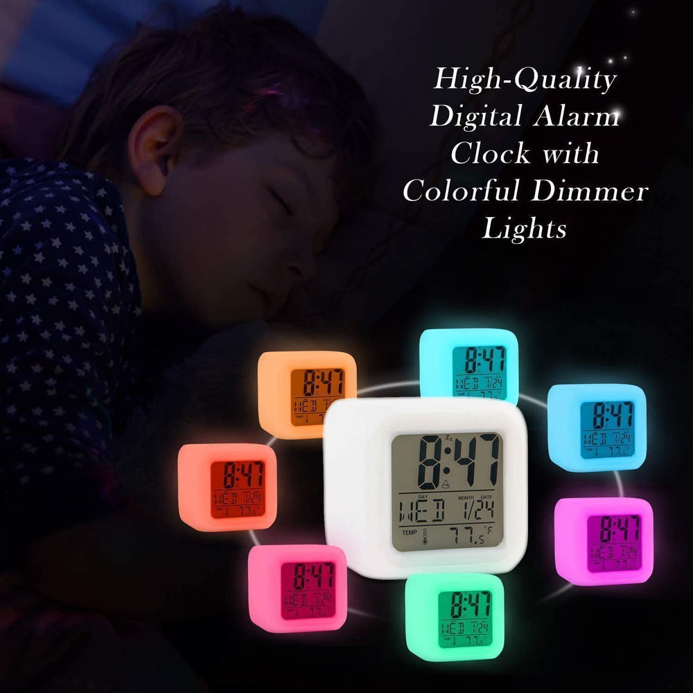 Creative Alarm Clock Sublimation LED Digital