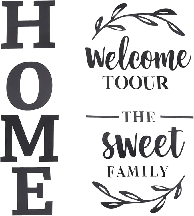 3D Wall Art – Welcome to Our Home