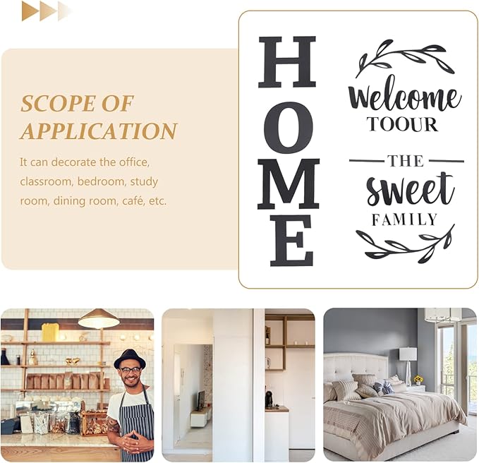 3D Wall Art – Welcome to Our Home