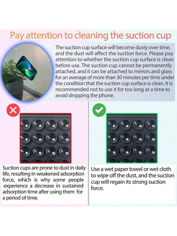 Square Double Side Suction Cups