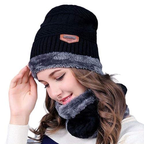Head & Neck Cap Beanies Combo – Black