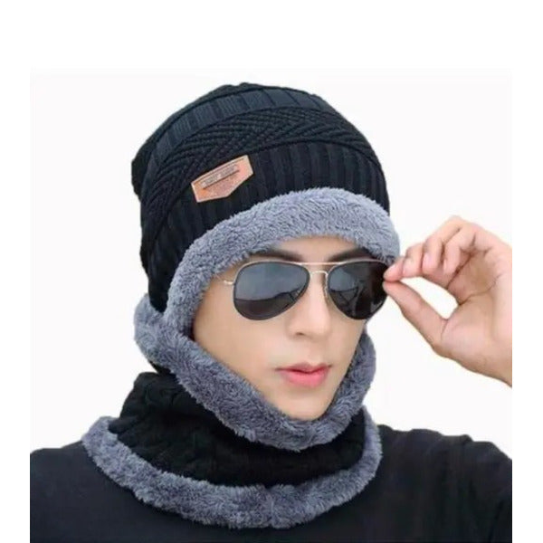 Head & Neck Cap Beanies Combo – Black