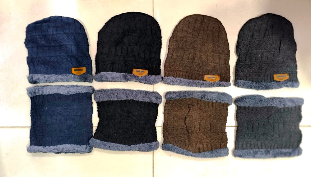 Head & Neck Cap Beanies Combo – Black