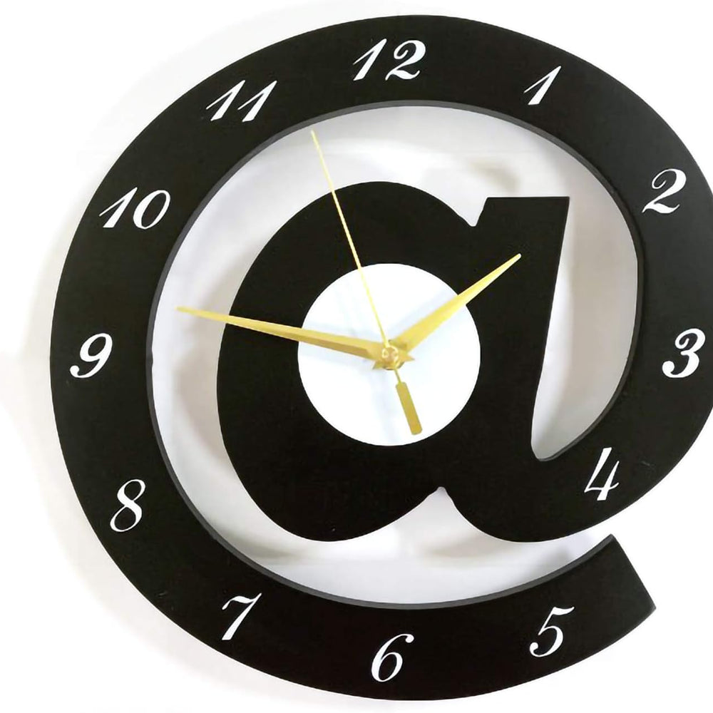3D Wooden @ Wall Clock