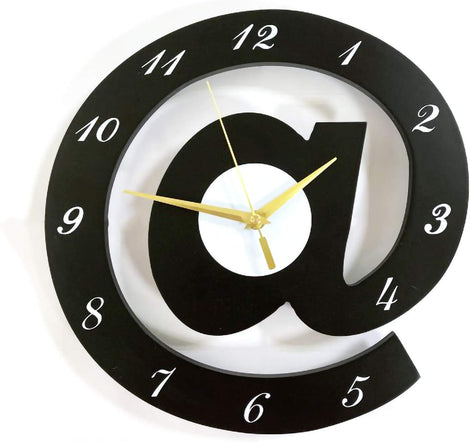 3D Wooden @ Wall Clock