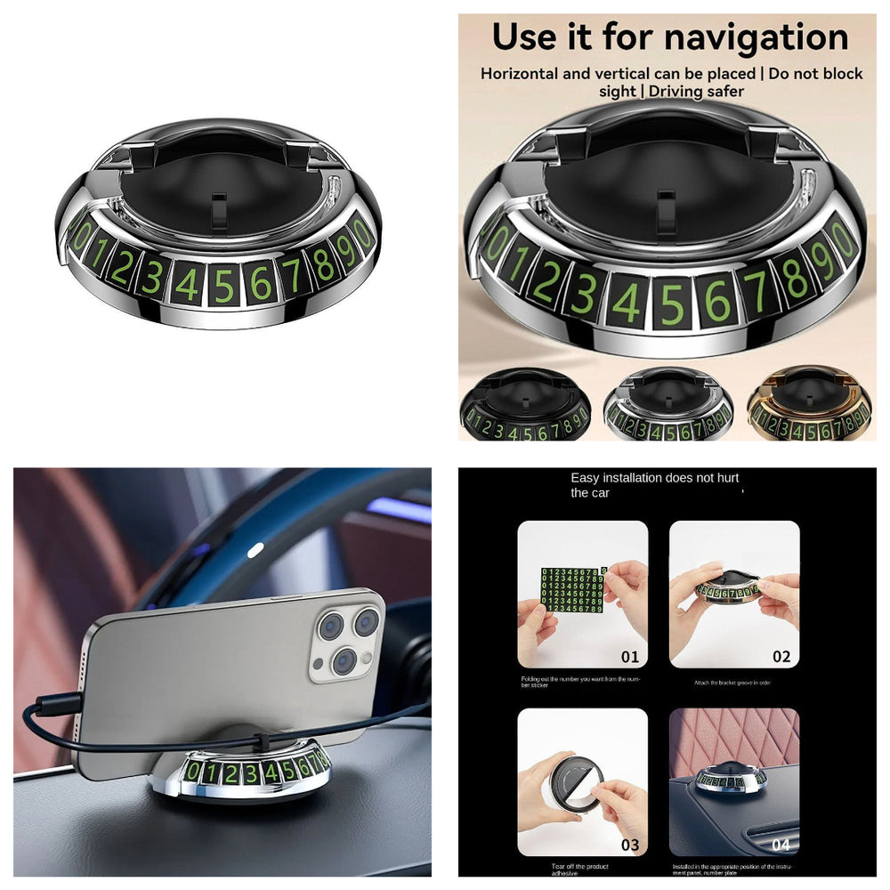2-in-1 Dashboard Car Phone Holder