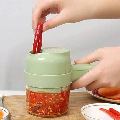 Rechargeable 4-in-1 Electric Vegetable Cutter