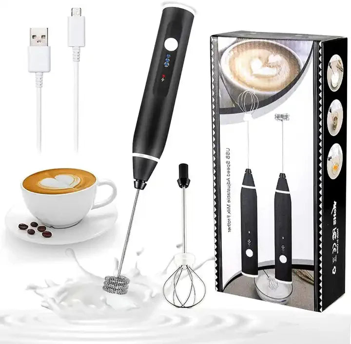 Rechargeable 2-in-1 Coffee Egg Beater