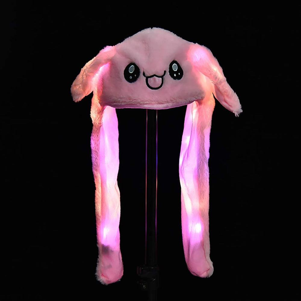 Bunny Caps – Winter Plush Ear Muffs with LED Lights