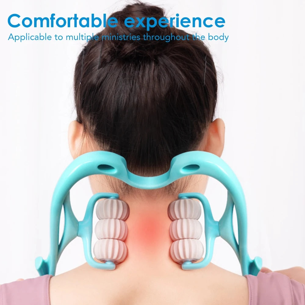 6-Wheel Neck & Spine Massager