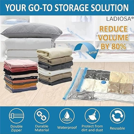 Vacuum Storage Bags with Pump