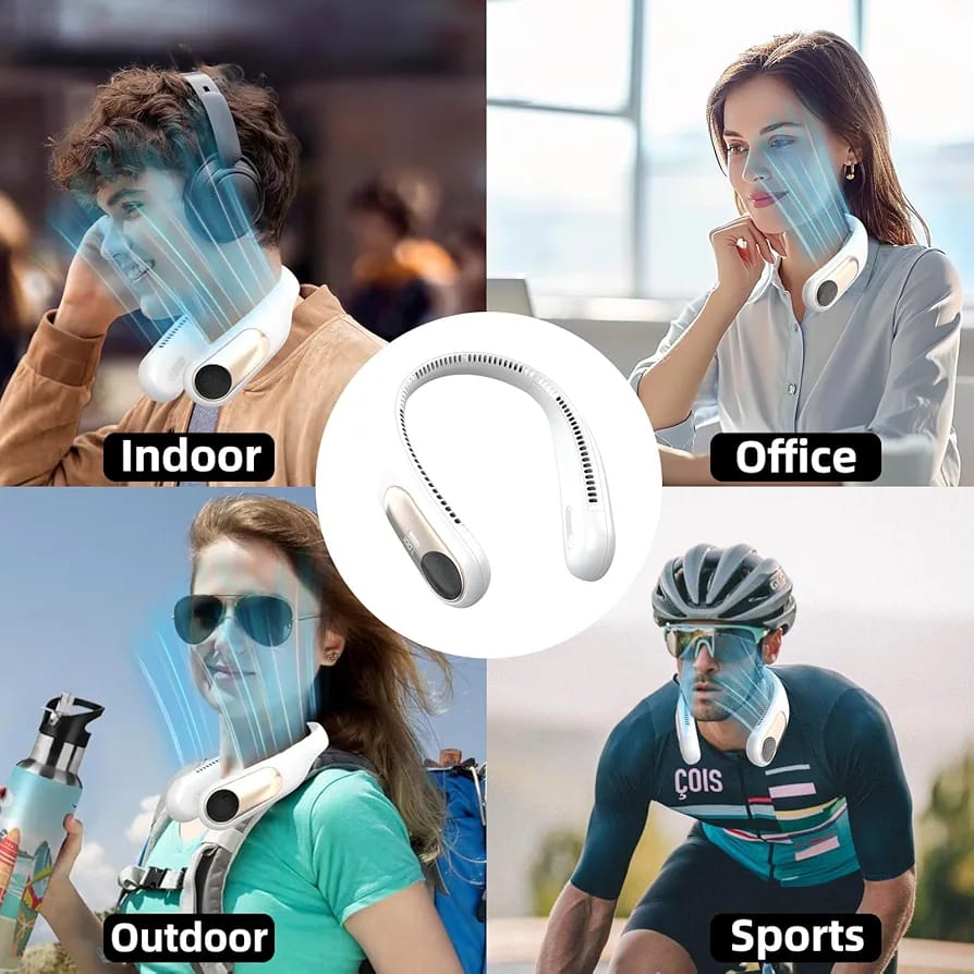 Portable Personal Neck Fan bladeless design