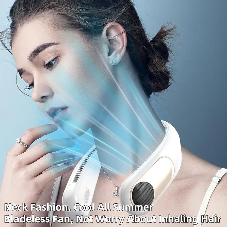 Portable Personal Neck Fan bladeless design