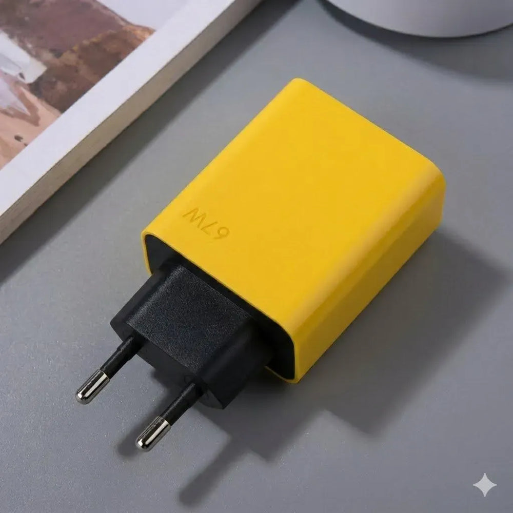 3-in-1 Mobile Phone Charger 67W with Cable