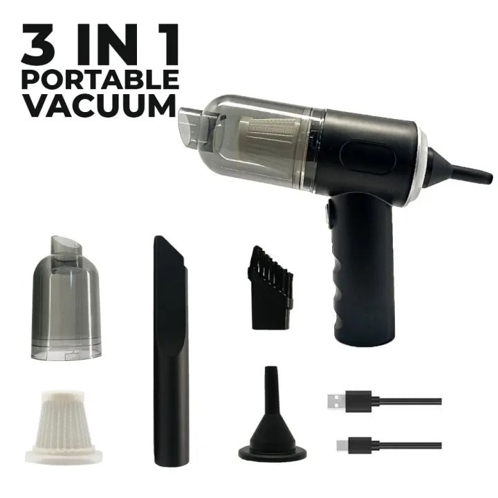 3-in-1 Portable Cordless Vacuum Cleaner