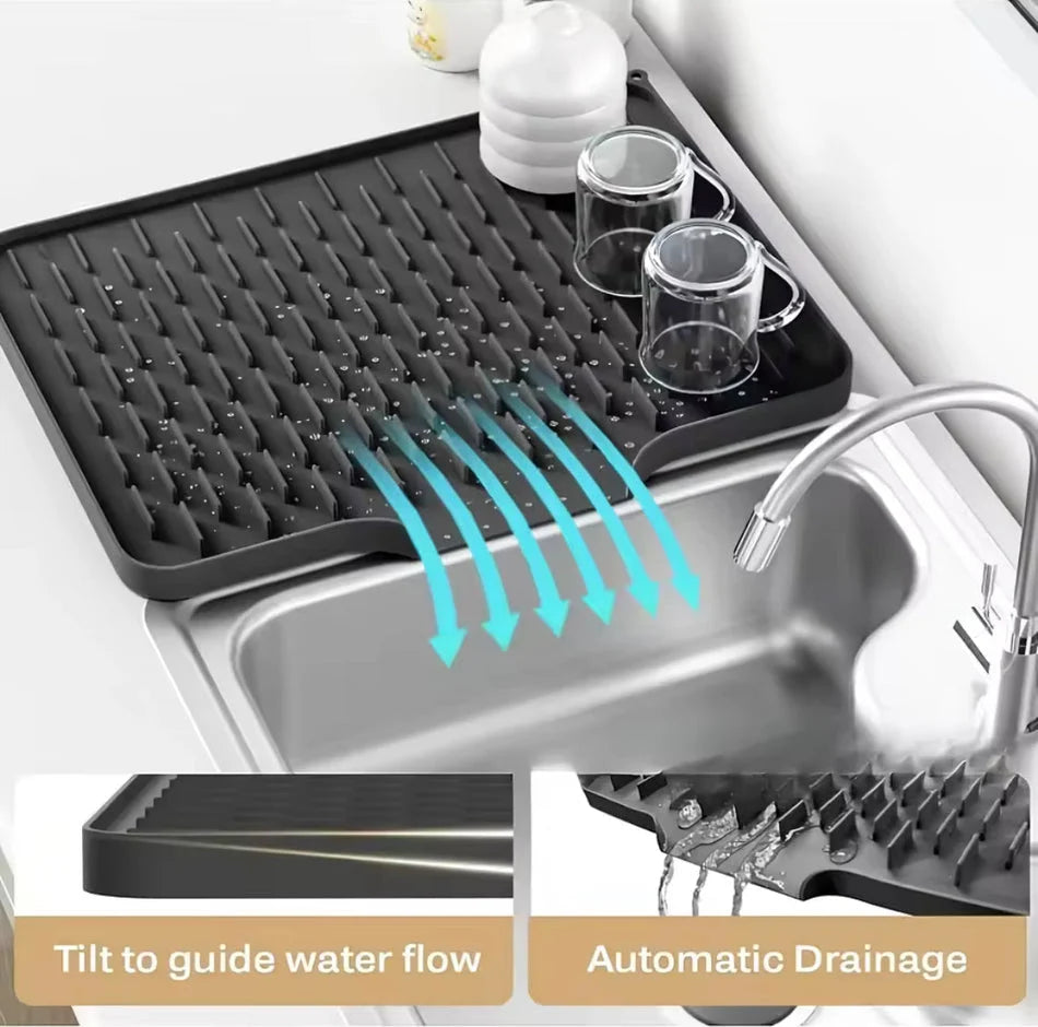 Big Size Silicon Drain Mat