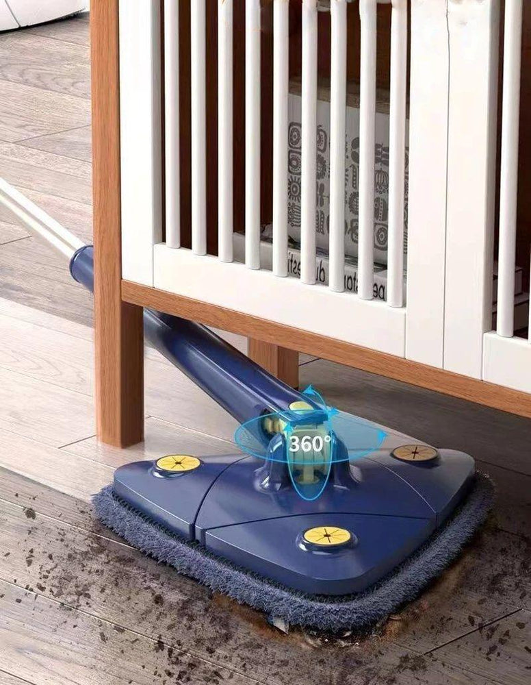 360 Twist Triangle Mop Window Glass For Home Toilet Bathrrom