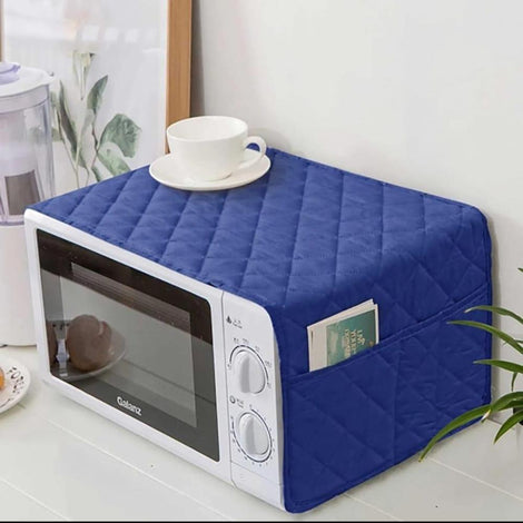 Quilted Microwave Cover Waterproof Cotton (33x11 Inch)