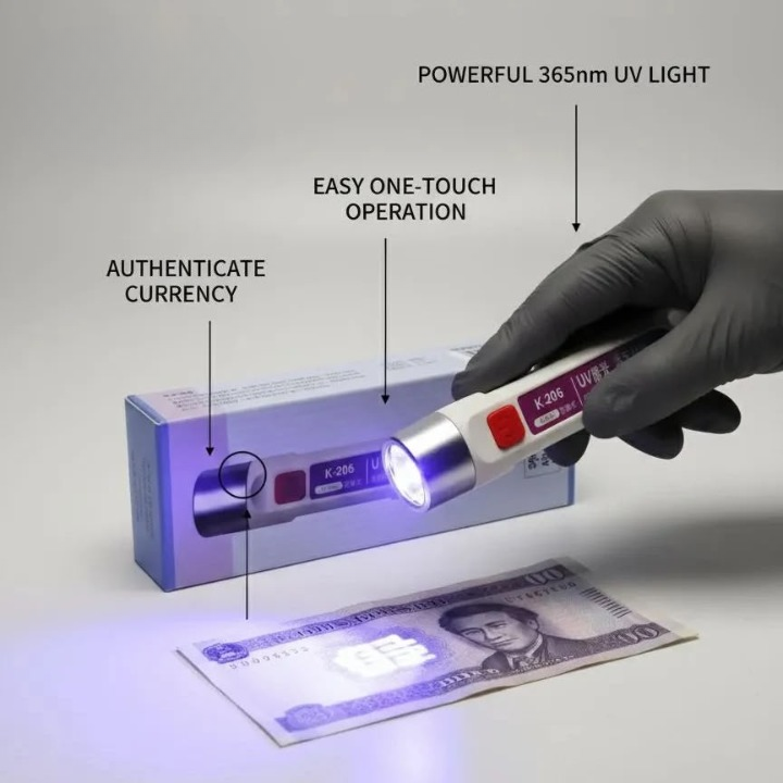 Handheld LED Money Detector K-206