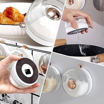 Magnetic Spice Container with Dispensing Button
