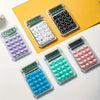 Student Calculator LCD Display Large Screen Silicone Buttons 8-digit