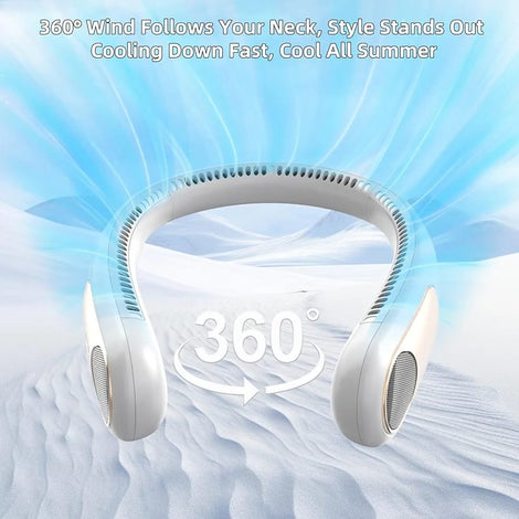 Portable Personal Neck Fan bladeless design