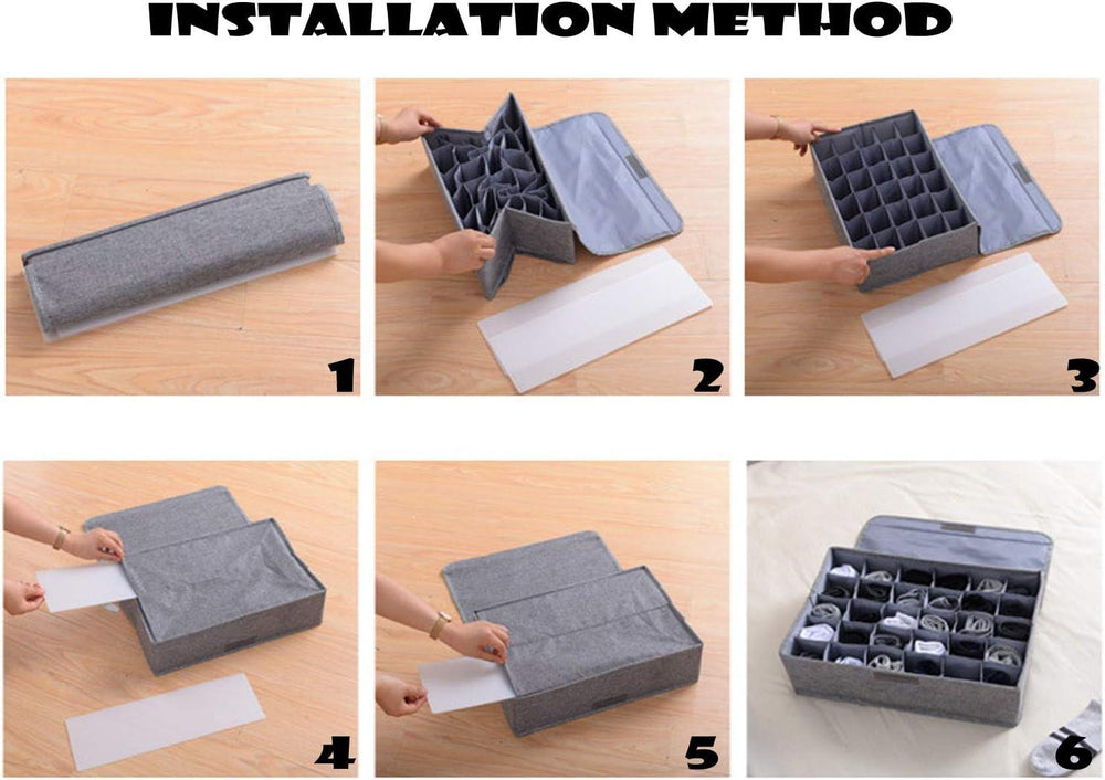 24-Cell Foldable Storage Organizer