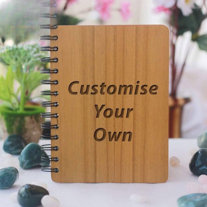 Personalised Wooden Diary With Photo / Name
