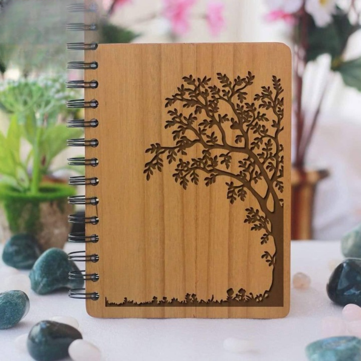 Personalised Wooden Diary With Photo / Name