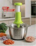 Large 2L Bowl Vegetable Chopper & Meat Mincer