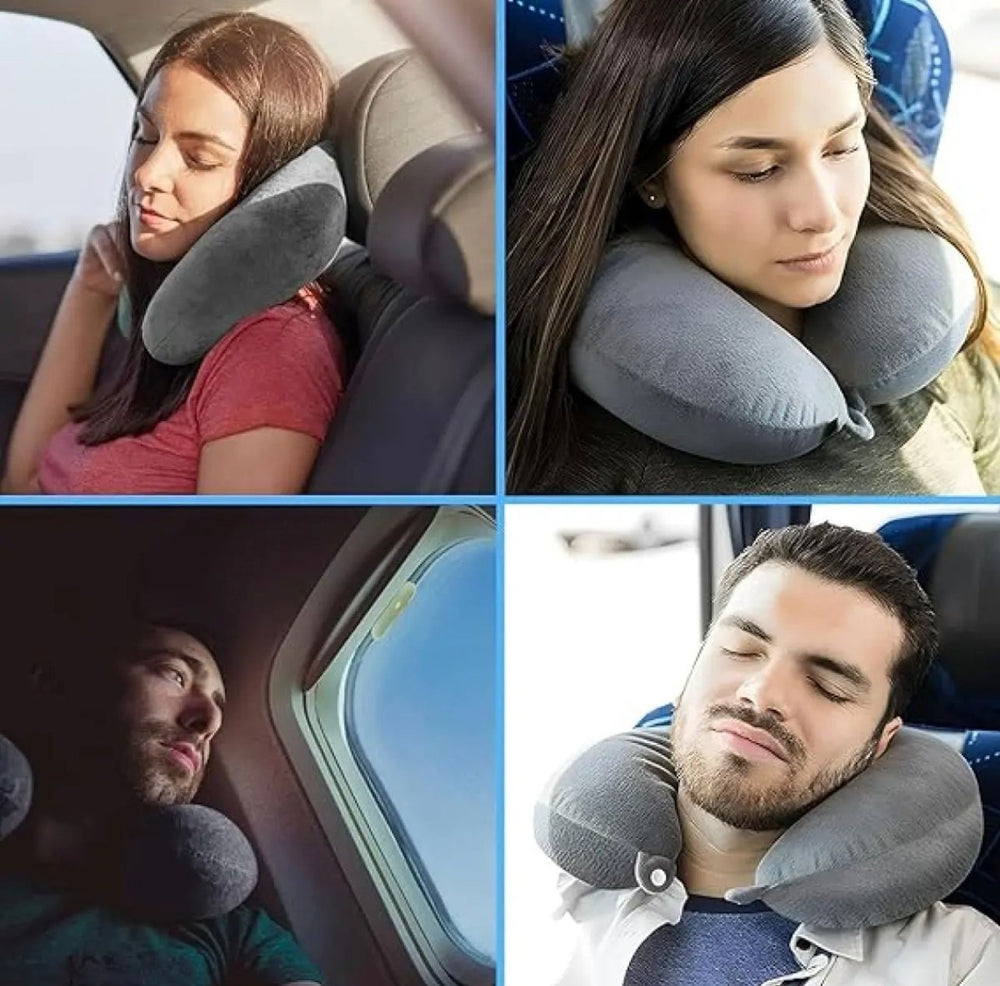 HOMEWINS 100% Pure Memory Foam Travel Pillow