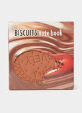 Biscuit Shaped Notebook Brown ABS 80 Pages