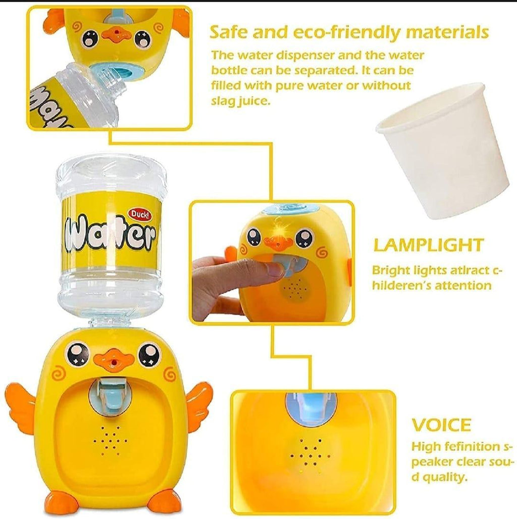 Electric Duck Water Dispenser for Kids 3-5 Years Yellow