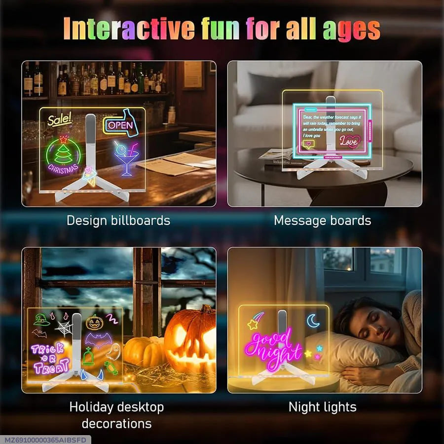 Acrylic LCD Writing Tablet / Acrylic LED Writing Board
