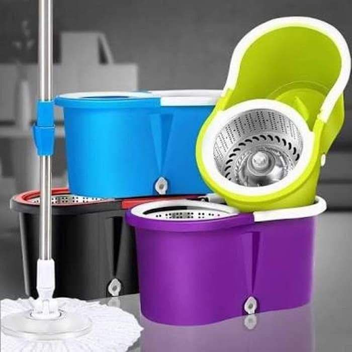 Steel baucket Spin Mop 360°