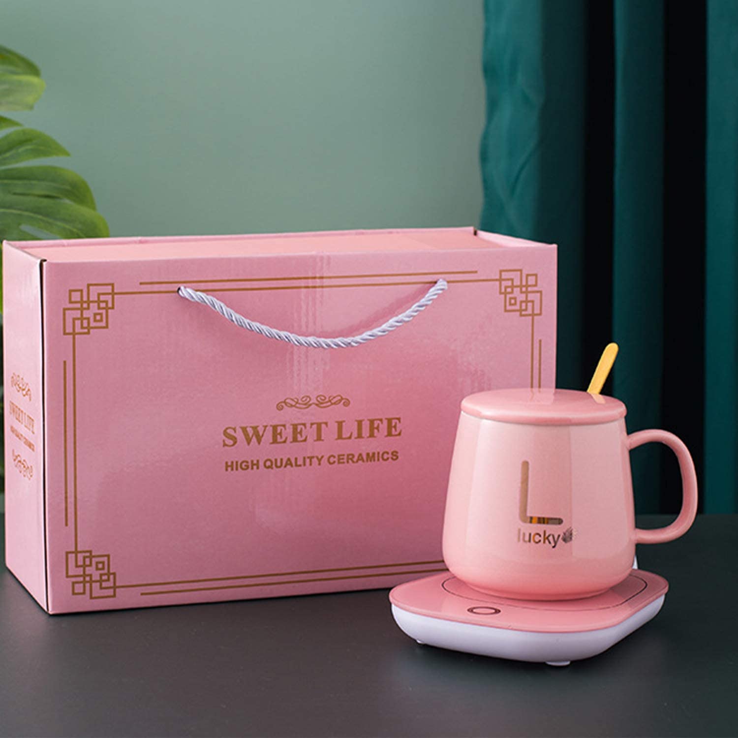 Electric Heating Pad Coffee Mug Cup Warmer
