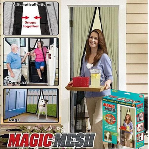 Magic Mesh Deluxe Hands-Free Magnetic Screen Door