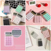Student Calculator LCD Display Large Screen Silicone Buttons 8-digit